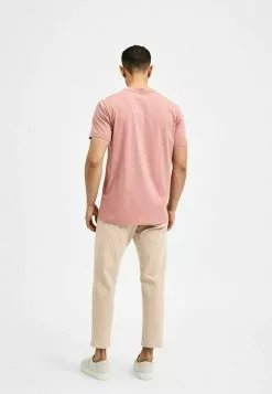Selected Homme SLHNORMAN SS O-NECK S NOOS - T-shirt Basique - Ash Rose -Selected Homme Soldes Boutique 1a175ec4365f4584b8c5bd515c780028