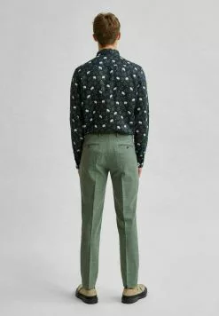 Selected Homme Pantalon Classique - Dark Green -Selected Homme Soldes Boutique 1bba3b48f2334c168e158bf6eba3eb6a