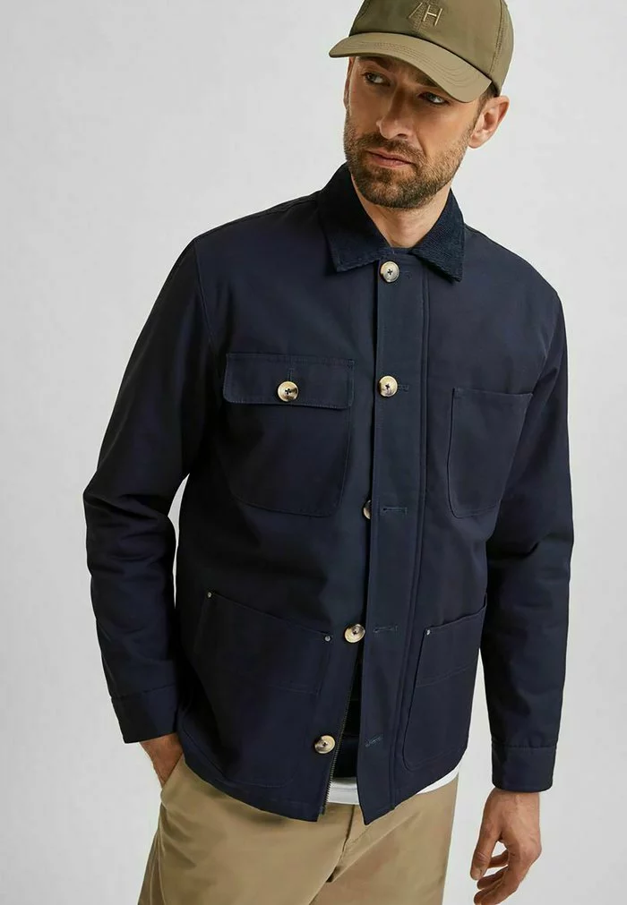 Selected Homme ARBEITER - Veste Légère - Navy Blazer 5 Selected Homme ARBEITER - Veste Légère - Navy Blazer – Image 5