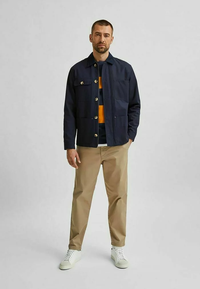 Selected Homme ARBEITER - Veste Légère - Navy Blazer 2 Selected Homme ARBEITER - Veste Légère - Navy Blazer – Image 2