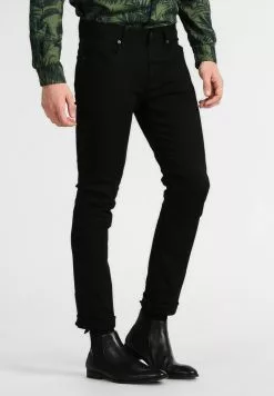 Selected Homme SHSLIM LEON - Jean Slim - Black