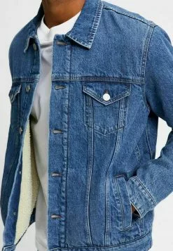 Selected Homme KLASSISCH - Veste En Jean - Medium Blue Denim -Selected Homme Soldes Boutique 1cbeba45d5ae467db95eb3a1d2a6b0cb