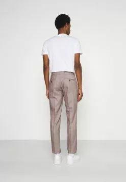 Selected Homme SLHSLIM KNOXLOGAN CHECK - Pantalon Classique - Red Dahlia/white -Selected Homme Soldes Boutique 1cfbb0a1ac5b48858e576b257cc7a52b