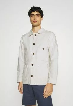 Selected Homme SLHWINSTED JACKET - Veste En Jean - Bone White