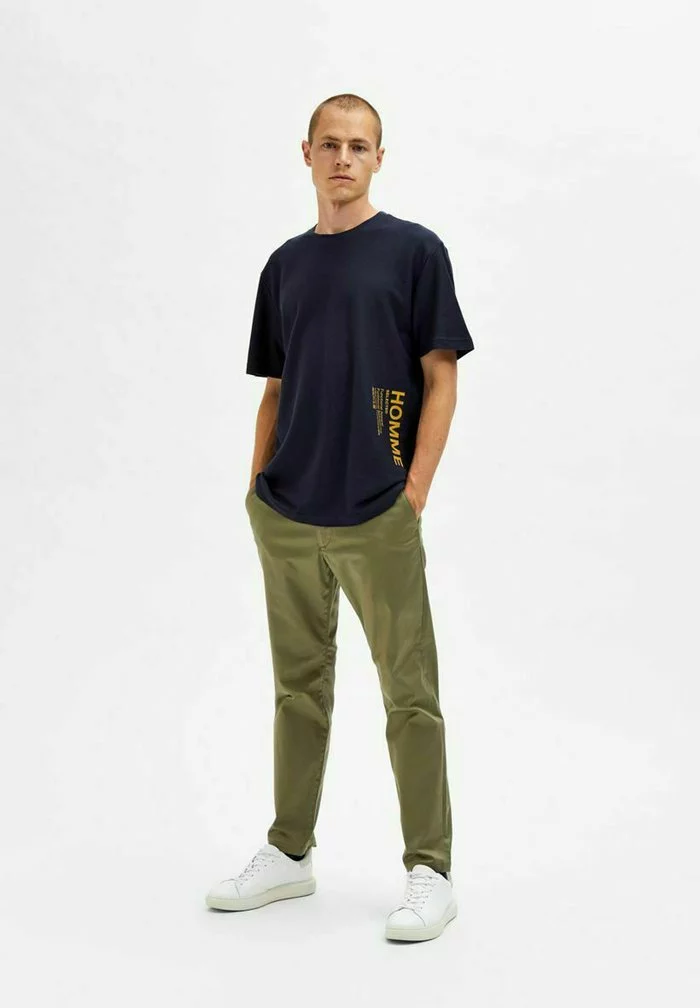 Selected Homme T-shirt Imprimé - Sky Captain 2 Selected Homme T-shirt Imprimé - Sky Captain – Image 2