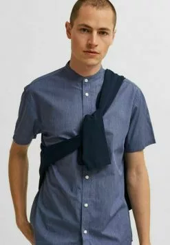 Selected Homme Chemise - Dark Navy -Selected Homme Soldes Boutique 1e32b9cc290f4b2b82de029f6a9daa7e