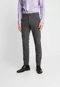 Selected Homme SLHSLIM STORM FLEX SMART PANTS - Pantalon Classique - Grey Melange