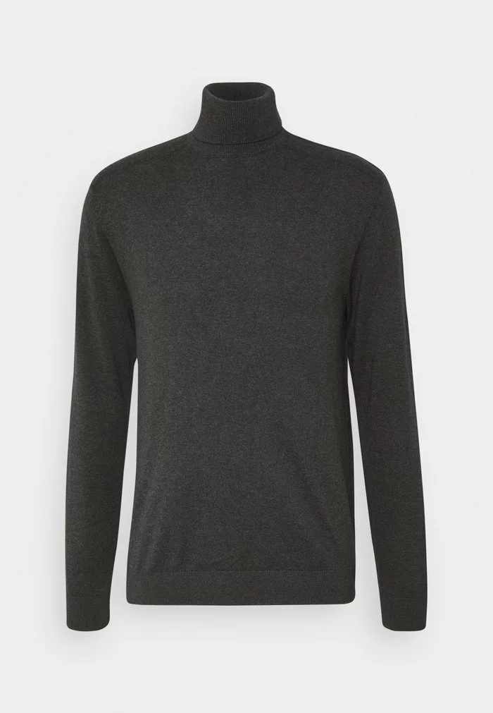 Selected Homme SLHBERG ROLL NECK - Pullover - Antracit Melange 4 Selected Homme SLHBERG ROLL NECK - Pullover - Antracit Melange – Image 4