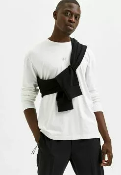Selected Homme T-shirt à Manches Longues - Bright White -Selected Homme Soldes Boutique 1eb5d47009a34098b3bb3799db054490