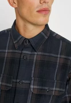 Selected Homme SLHLOOSEALFRED OVERSHIRT CHECK - Chemise - Demitasse -Selected Homme Soldes Boutique 1ee5df8d9e614cb49e099f0ef93cf060