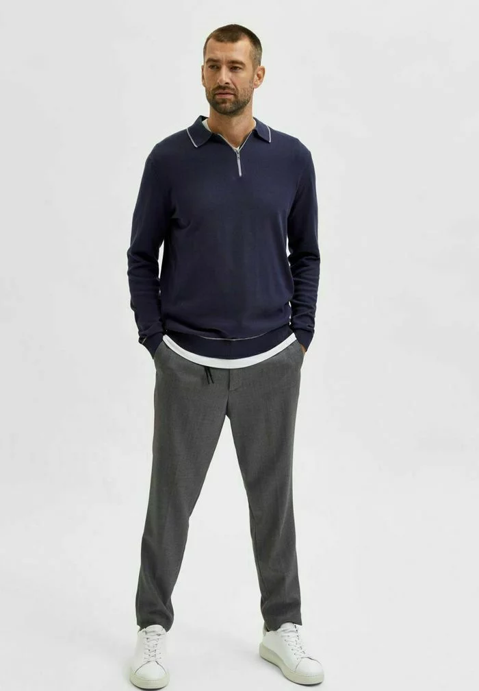 Selected Homme Polo - Navy Blazer 2 Selected Homme Polo - Navy Blazer – Image 2