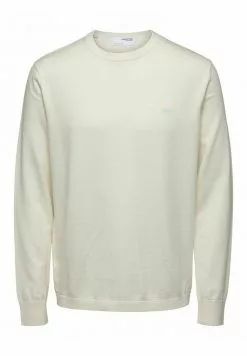 Selected Homme LANGÄRMELIGER - Pullover - Cloud Dancer -Selected Homme Soldes Boutique 1f16526ac90d4f27bace3f74ccddb269