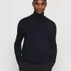 Selected Homme SLHBERG ROLL NECK - Pullover - Navy Blazer