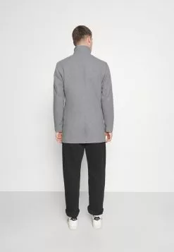 Selected Homme SLHMORRISON COAT - Manteau Classique - Grey Melange -Selected Homme Soldes Boutique 21861941208a4d4dbdc8cbc01b194b4c