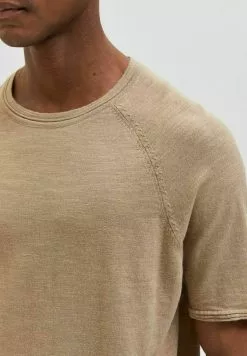 Selected Homme T-shirt Basique - Incense -Selected Homme Soldes Boutique 21f2cb886543450d8b6d57892a619bab