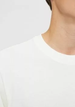 Selected Homme T-shirt à Manches Longues - Egret -Selected Homme Soldes Boutique 223e8ede3fd34ef0978865552e853412