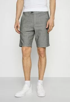 Selected Homme SLHMILES FLEX - Short - Black/mixed With Egret