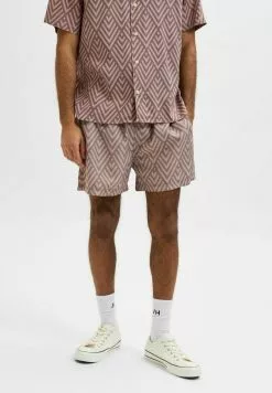 Selected Homme BEDRUKTE - Short De Bain - Twilight Mauve