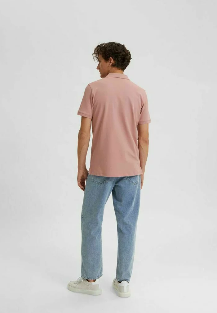 Selected Homme Polo - Ash Rose 3 Selected Homme Polo - Ash Rose – Image 3