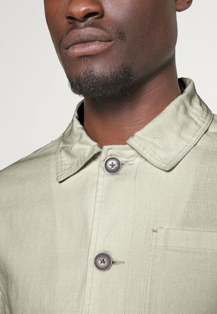 Selected Homme SLHMOLTON JACKET - Veste Légère - Egret 4 Selected Homme SLHMOLTON JACKET - Veste Légère - Egret – Image 4