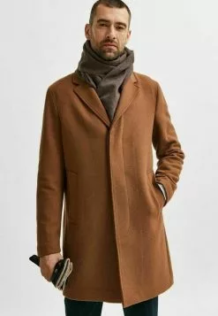 Selected Homme Manteau Classique - Camel -Selected Homme Soldes Boutique 236f0fdc4464460c8a68fd2fbab4e158