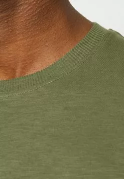 Selected Homme ROCKFORD TEE - T-shirt Basique - Olivine -Selected Homme Soldes Boutique 24023abca9f74bb4bee61b19087536b6