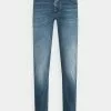 Selected Homme SLHSTRAIGHT SCOTT - Jean Droit - Medium Blue Denim