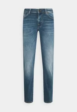 Selected Homme SLHSTRAIGHT SCOTT - Jean Droit - Medium Blue Denim