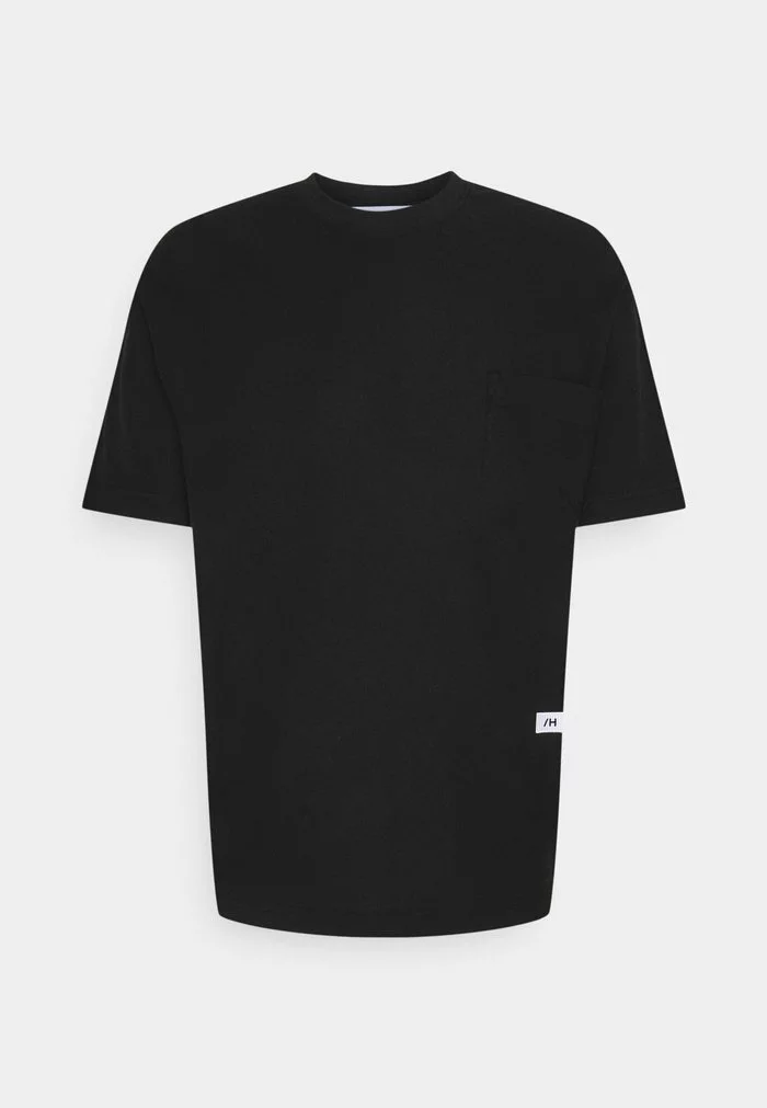Selected Homme SLHRELAXALBION O NECK TEE - T-shirt Basique - Black 4 Selected Homme SLHRELAXALBION O NECK TEE - T-shirt Basique - Black – Image 4