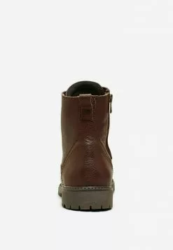 Selected Homme Bottines à Lacets - Chocolate Brown -Selected Homme Soldes Boutique 257fab8a24a941ba847b9c5c0ff59c7d