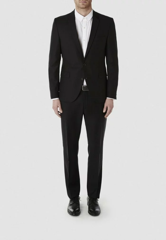 Selected Homme Pantalon De Costume - Black 1 Selected Homme Pantalon De Costume - Black