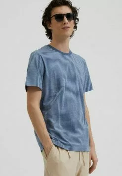 Selected Homme SLHNORMAN - T-shirt Imprimé - Bering Sea -Selected Homme Soldes Boutique 264d28ad21b44d90a39c85722acfc850