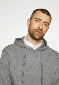 Selected Homme SLHJACKSON HOOD - Sweat à Capuche - Medium Grey Melange -Selected Homme Soldes Boutique 264ff0b17d5e416ea87424e15a798ae3