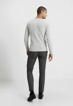 Selected Homme SLHVICTOR CREW NECK - Pullover - Light Grey Melange -Selected Homme Soldes Boutique 26ab7a8c9afc4433b4c5c1eecd82eaf4