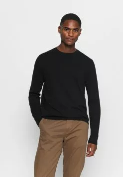 Selected Homme SLHBERG CREW NECK - Pullover - Black