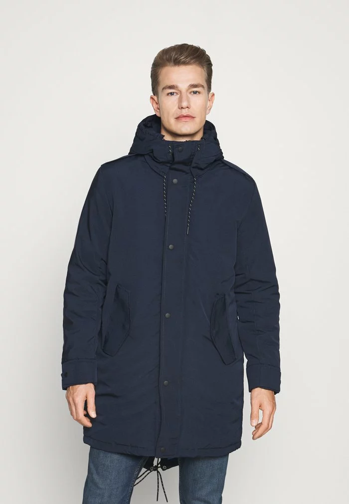 Selected Homme SLHSUST ICONICS FISHTAIL - Parka - Navy Blazer 1 Selected Homme SLHSUST ICONICS FISHTAIL - Parka - Navy Blazer