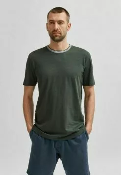 Selected Homme T-shirt Basique - Deep Forest