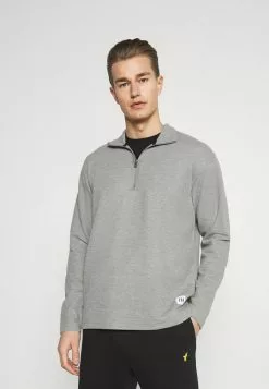 Selected Homme SLHRELAXDREW - Sweatshirt - Light Grey Melange