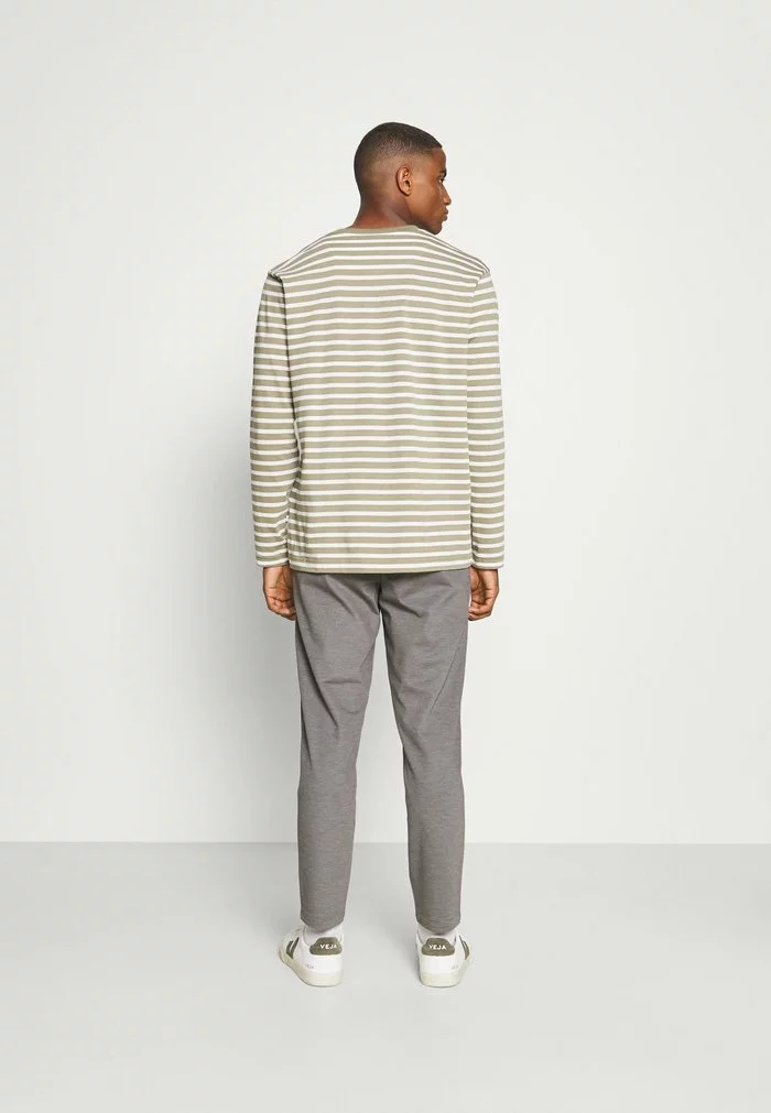 Selected Homme SLHSLIMTAPE JIM STRING FLEX - Pantalon Classique - Light Grey Melange 3 Selected Homme SLHSLIMTAPE JIM STRING FLEX - Pantalon Classique - Light Grey Melange – Image 3