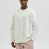 Selected Homme RUNDHALS - Pullover - Egret