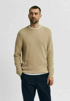 Selected Homme Pullover - Beige