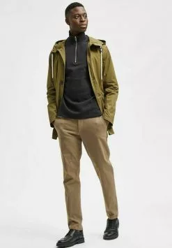 Selected Homme Chino - Greige -Selected Homme Soldes Boutique 2a45402d07544a2c80e0df64b1a7a398