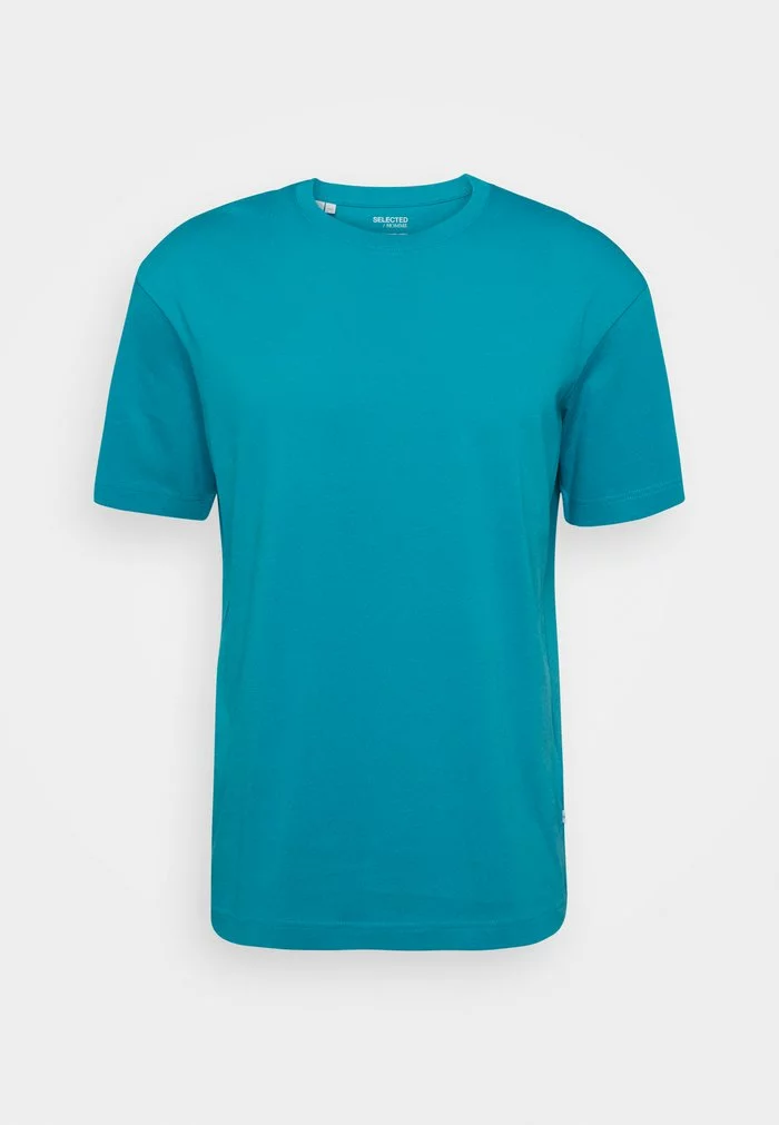 Selected Homme SLHLOOSEGILMAN O NECK TEE - T-shirt Basique - Bluejay 4 Selected Homme SLHLOOSEGILMAN O NECK TEE - T-shirt Basique - Bluejay – Image 4