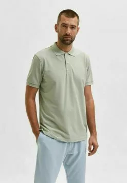 Selected Homme REGULAR FIT - Polo - Desert Sage