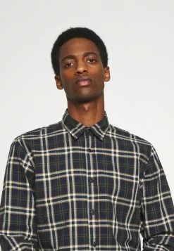 Selected Homme SLHSLIMTRENT SHIRT CHECK - Chemise - Dark Blue -Selected Homme Soldes Boutique 2c8ed184b55b4816aa8285a36e346ab4
