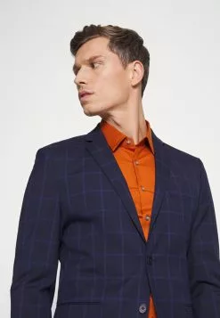 Selected Homme SLHMYLOLOGAN SUIT - Costume - Navy Blazer/window Check -Selected Homme Soldes Boutique 2d309f3152b842b3bed67e77004fcdf1