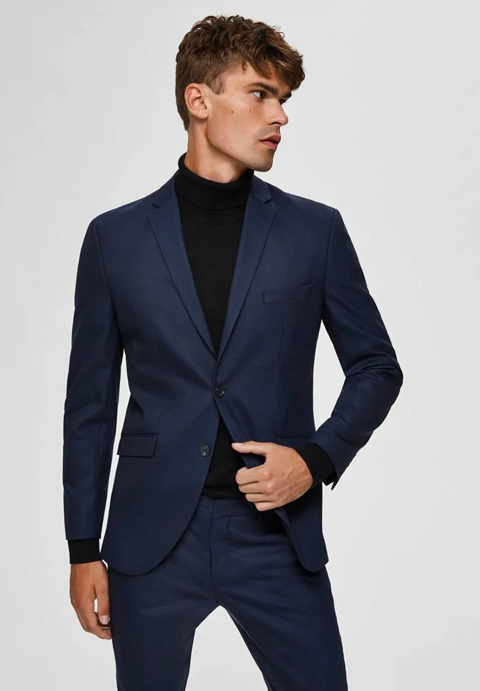 Selected Homme BLAZER SLIM FIT - Blazer - Dark Blue 1 Selected Homme BLAZER SLIM FIT - Blazer - Dark Blue