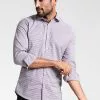 Selected Homme SLHSLIMNEW MARK SHIRT - Chemise Classique - Bright White/red/navy/white