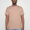 Selected Homme RELAXLANCE TEE - T-shirt Imprimé - Fawn
