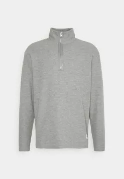 Selected Homme SLHRELAXDREW - Sweatshirt - Light Grey Melange -Selected Homme Soldes Boutique 2e43df969b6e4b4bbff32556330af74b